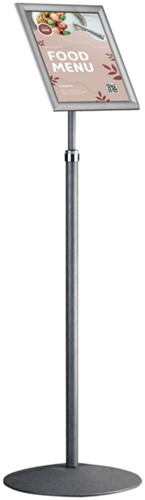 Infostandaard OPUS 2 telescopisch incl. A4 kliklijst-2