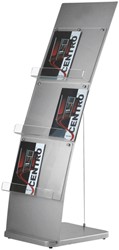 Folderstandaard OPUS 2 6xA4 gebogen wand