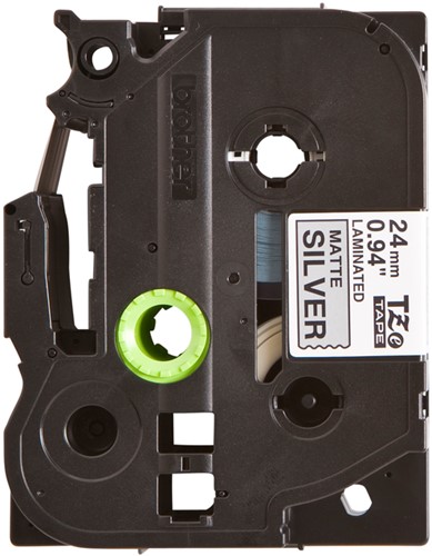 Labeltape Brother P-touch TZE-M951 24mm zwart op zilver-2