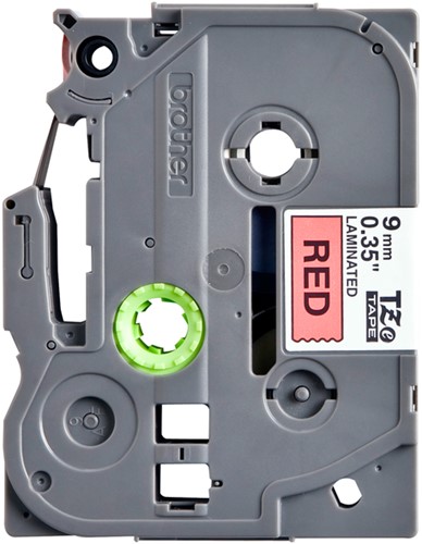 Labeltape Brother P-touch TZE-421 9mm zwart op rood-2