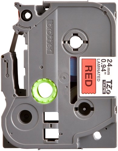 Labeltape Brother P-touch TZE-451 24mm zwart op rood-2