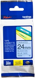Labeltape Brother P-touch TZE-551 24mm zwart op blauw