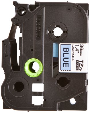 Labeltape Brother P-touch TZE-561 36mm zwart op blauw-2