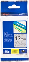 Labeltape Brother P-touch TZE-M931 12mm zwart op metalic