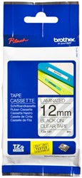 Labeltape Brother P-touch TZE-131 12mm zwart op transparant