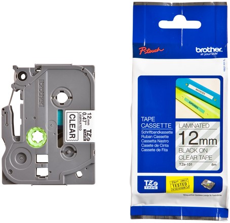 Labeltape Brother P-touch TZE-131 12mm zwart op transparant-3