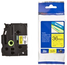 Labeltape Brother P-touch TZe-261 standaard 36mm zwart op wit-2
