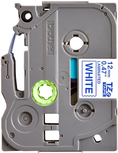 Labeltape Brother P-touch TZE-233 12mm blauw op wit-2