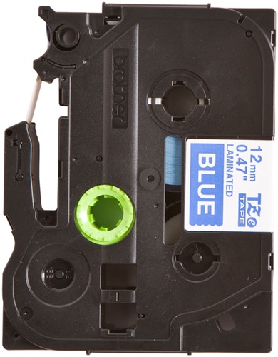 Labeltape Brother P-touch TZE-535 12mm wit op blauw-2