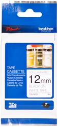 Labeltape Brother P-touch TZE-N231 12mm zwart op wit