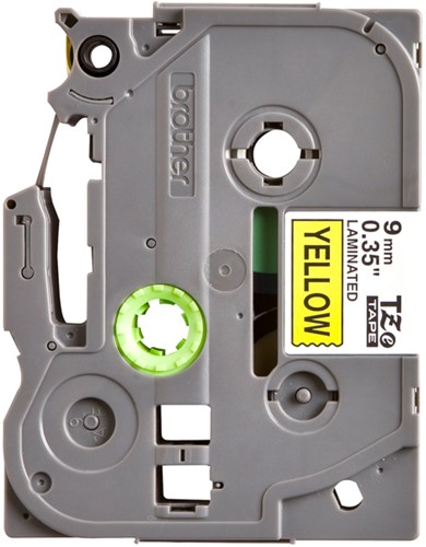 Labeltape Brother P-touch TZE-621 9mm zwart op geel-2