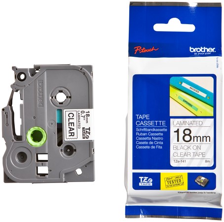 Labeltape Brother P-touch TZE-141 18mm zwart op transparant-3