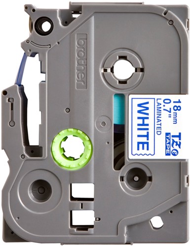 Labeltape Brother P-touch TZE-243 18mm blauw op wit-2