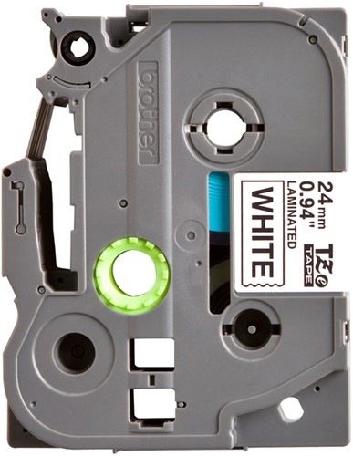 Labeltape Brother P-touch TZE-251 24mm zwart op wit-2