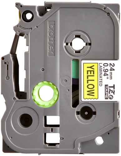 Labeltape Brother P-touch TZE-651 24mm zwart op geel-2