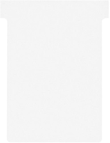 Planbord T-kaart Nobo nr 3 wit 80mm