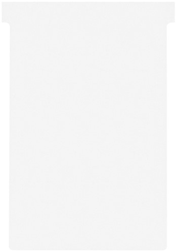 Planbord T-kaart Nobo nr 4 wit 112mm