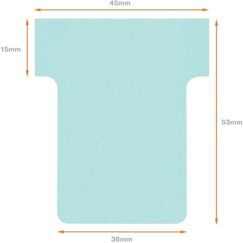 Planbord T-kaart Nobo nr 1.5 blauw 36mm-2