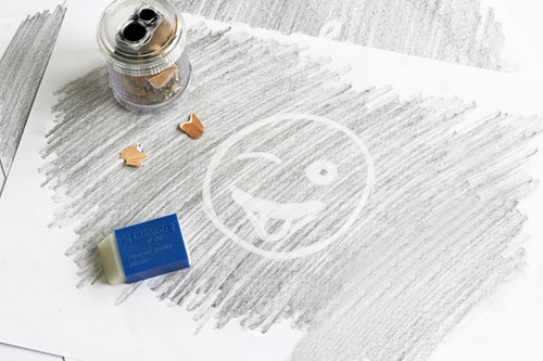 Gum edding R20 45x24x10mm kunststof wit met blauwe houder-2