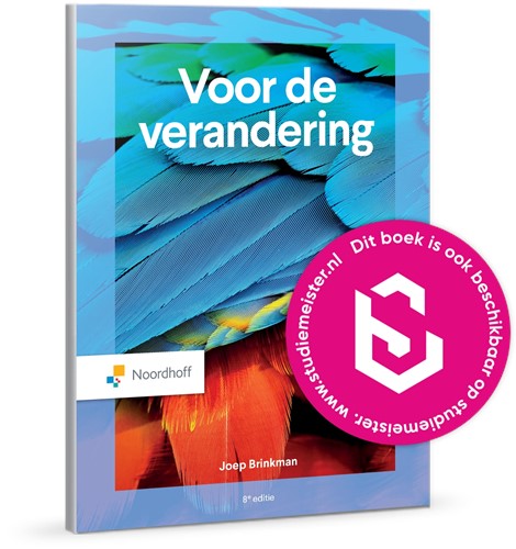 Voor de verandering - Verschijningsdatum 23-05-2025