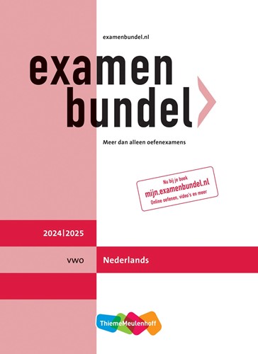 Examenbundel online + boek vwo Nederlands 2024/2025 - Beperkt leverbaar