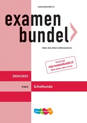 Examenbundel online + boek vwo Scheikunde 2024/2025 - Beperkt leverbaar