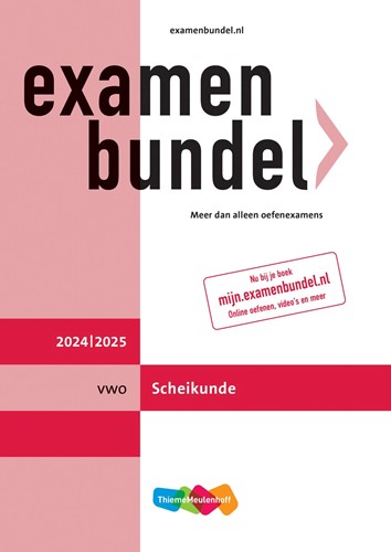 Examenbundel online + boek vwo Scheikunde 2024/2025 - Beperkt leverbaar
