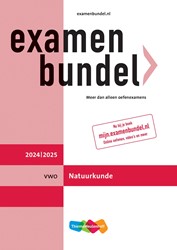Examenbundel online + boek vwo Natuurkunde 2024/2025 - Beperkt leverbaar