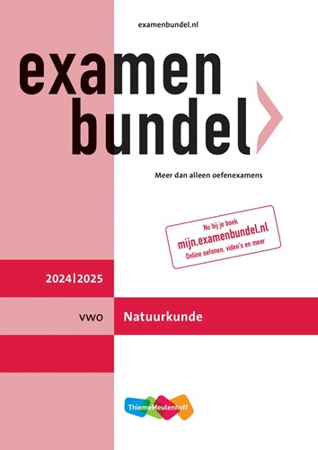 Examenbundel online + boek vwo Natuurkunde 2024/2025 - Beperkt leverbaar