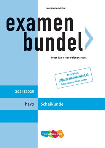 Examenbundel online + boek havo Scheikunde 2024/2025 - Beperkt leverbaar