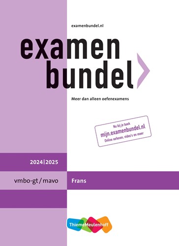 Examenbundel online + boek vmbo-gt/mavo Frans 2024/2025 - Beperkt leverbaar