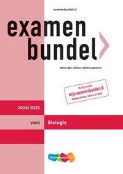 Examenbundel online + boek vwo Biologie 2024/2025 - Beperkt leverbaar