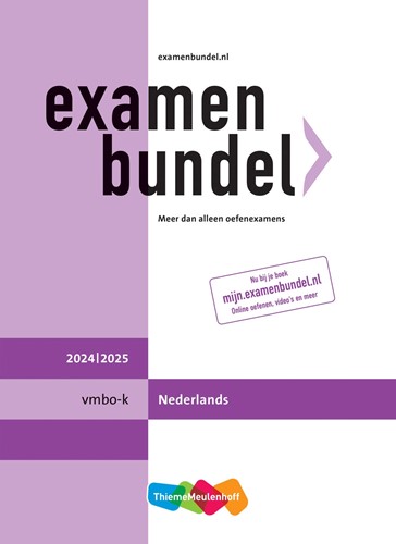 Examenbundel online + boek vmbo-k Nederlands 2024/2025 - Beperkt leverbaar