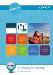 E-Licentie: Keuzedeel - Belevingsgericht werken - E-KZD BWG