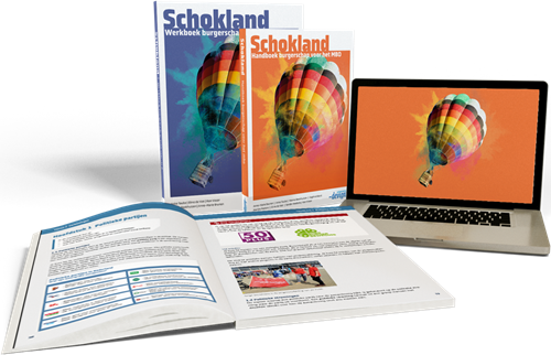 Schokland Niveau 2 | combinatiepakket 12 mnd Startpakket. Inclusief licentie Schokland Online en de Nieuwsrubriek voor 12 maanden.
