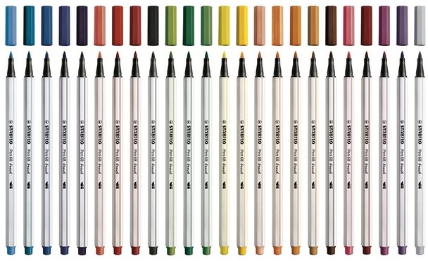 Brushstift STABILO Pen 568/26 Meerkantoor