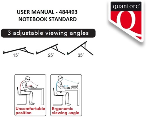 Laptopstandaard Quantore antraciet-2