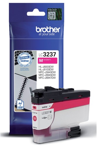 Inktcartridge Brother LC-3237 rood