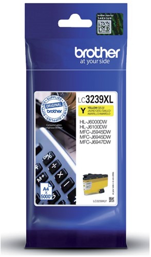 Inktcartridge Brother LC-3239XL geel HC