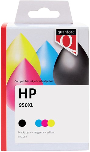 Inktcartridge Quantore HP C2P43AE 950XL+951XL zwart + 3 kleuren