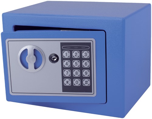 Kluis Pavo mini 230x170x170mm elektronisch blauw-2
