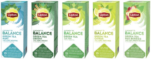 Thee Lipton Balance Groene thee Citrus 25stuks-2