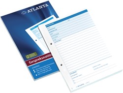 Gespreksnotitieblok Atlanta A5 100vel