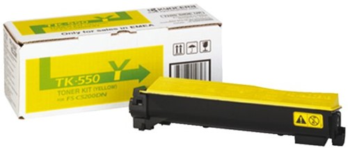 Toner Kyocera TK-550Y geel