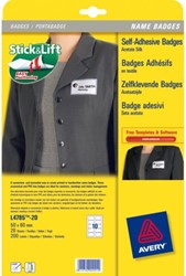 Badges autocollants