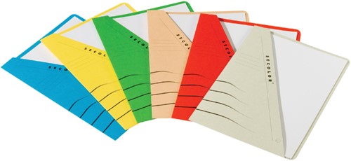 Insteekmap Jalema Secolor A4 270gr grijs-2