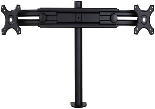 Monitorarm Newstar D700D 2x19-30" met klem zwart-3