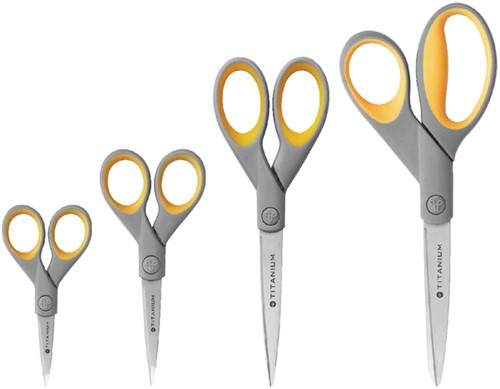 Schaar Westcott Titanium 210mm met softgrip-2
