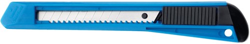 Snijmes Westcott Office 9mm met kunststof houder blauw