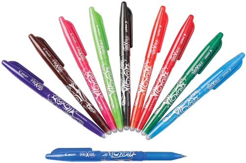 Rollerpen PILOT friXion medium rood blister à 1 stuk + 3 vullingen-2